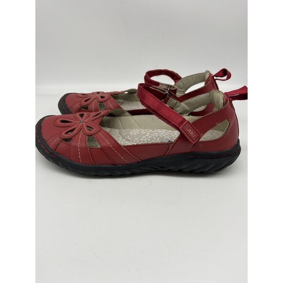 JBU by Jambu‎ Shoes Womens Sz 7M Red Mary Jane Magnolia B2MAG03 - Picture 4 of 12